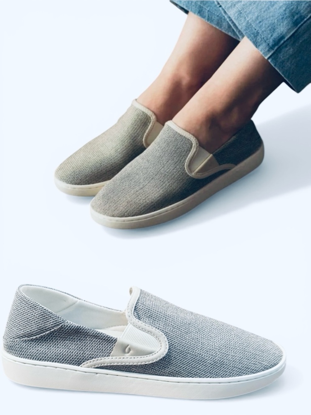 OluKai Pehuea Slip On in Tapa/Tapa